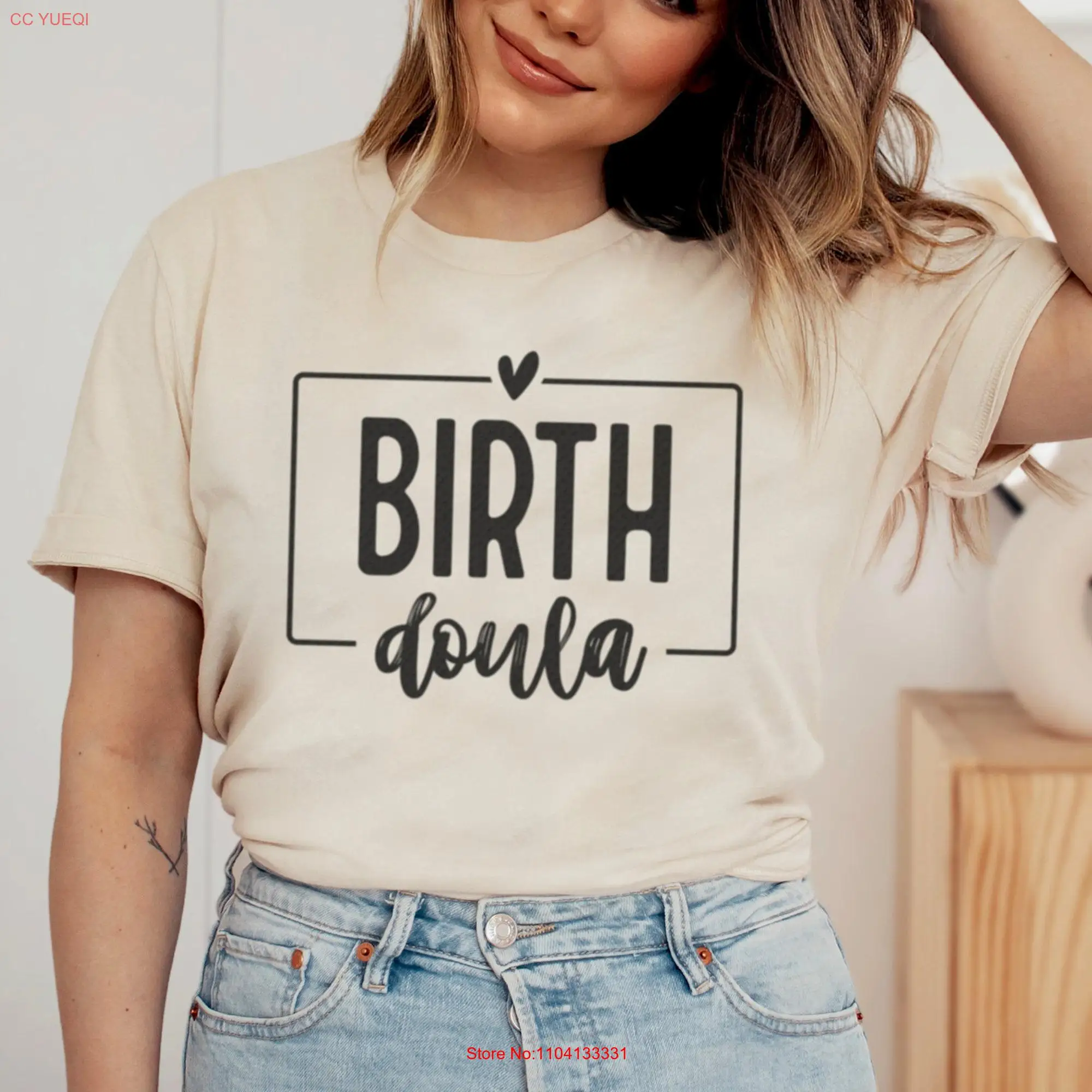 Birth Doula T Shirt Or SweaT long or short sleeves