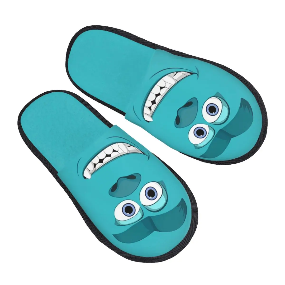 

Custom Monsters University Cozy Scuff Memory Foam Slippers Women Cute Monsters Bedroom House Shoes