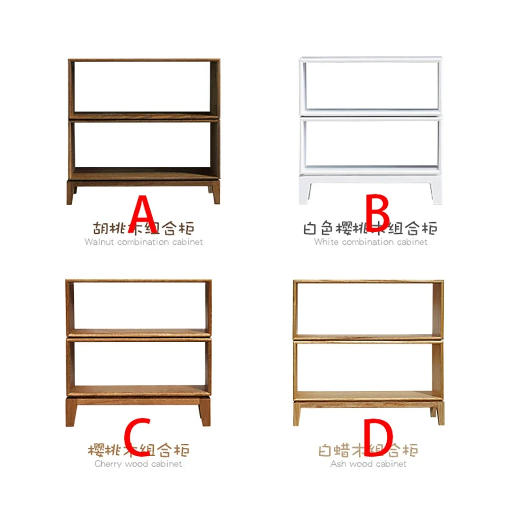 1/12 Dollhouse Accessories Miniature DIY Double Layer Combination Cabinet Mini Storage Cabinet Model for Doll House Decoration