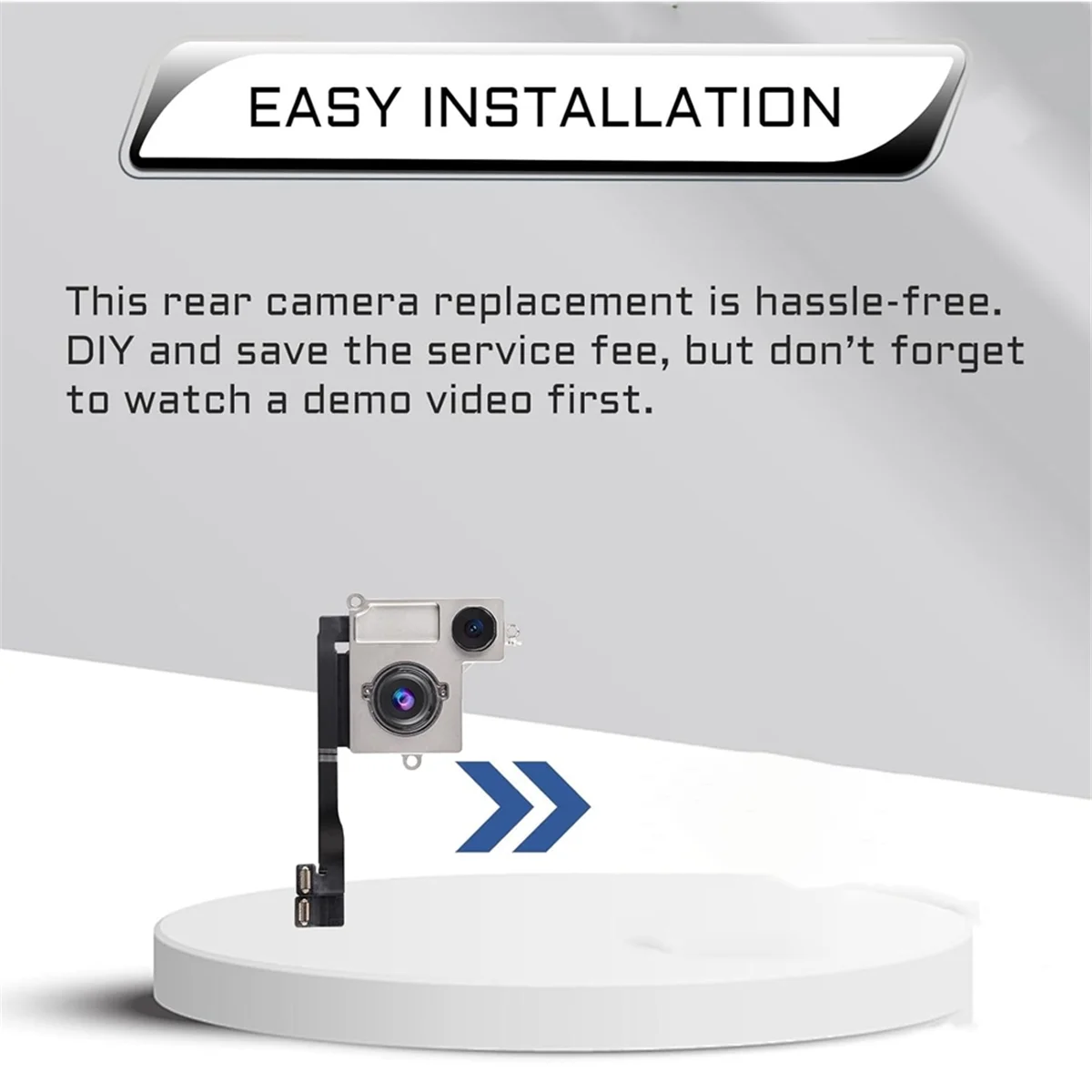 2025 + For 15 Replacement Rear Camera Replacement 48MP HD Video HDR Photo Main Camera Assembly A3090 A2846 A3089 A3092