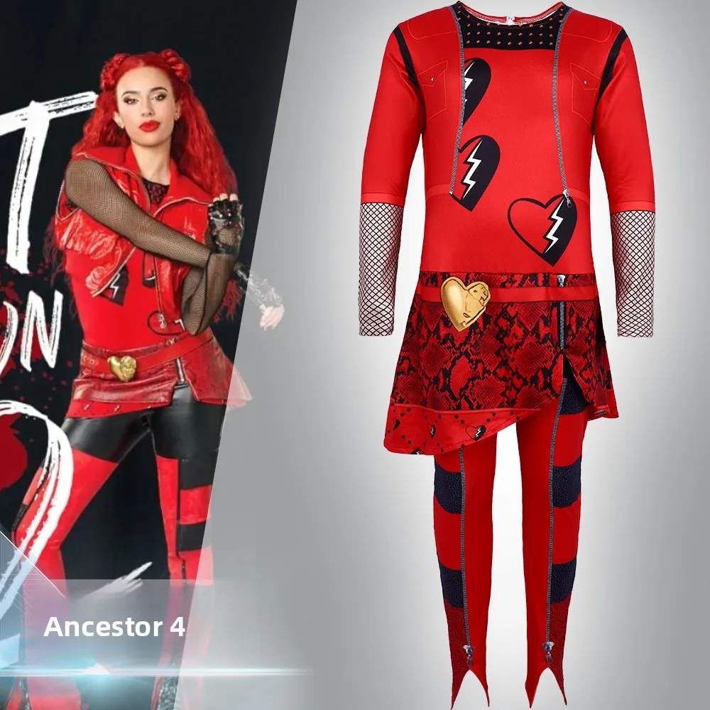 

New Red Close-Fitting Onesie Stage Performance Costume loween Cosplay Outfit for Women High-Quali Chinese Ethnic Wear