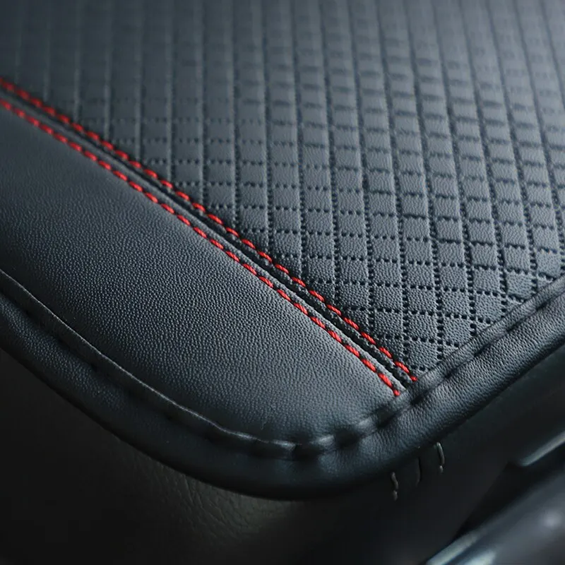 Car Armrest Cover Mat Universal PU Leather Ethnic Style Print Waterproof Non Slip Storage Box Pad Auto Styling Interior Accessor image 5