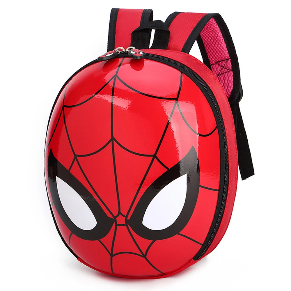 Marvel Backpack Spiderman Super Heroes Men\'s Backpack Children Boys Kindergarten Backpack Anime Cartoon 3D Stereo Boys Bag Kids