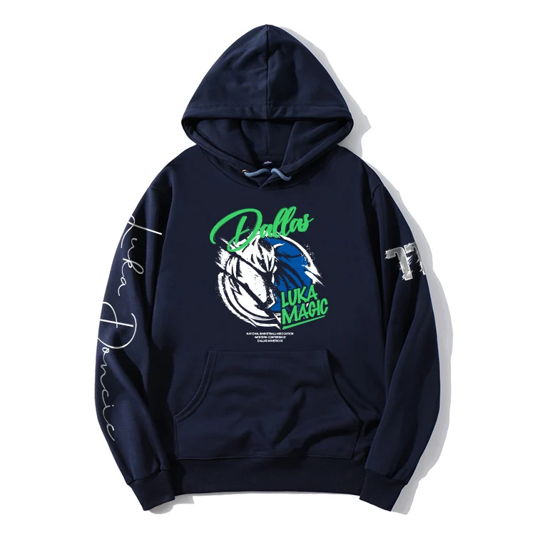 

Оригинальный дизайн DPOY: Американское худи для мужчин в стиле High Street с акварельным принтом Lone Ranger Doncic, тонкое, для весны и осени, уличный стиль.