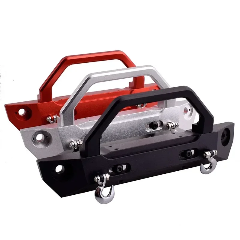 Rc montar peças de metal com feixe esquerdo e direito, proteção lateral do para-choque traseiro dianteiro para 1/10th rgt rock cruiser 86100 crawler, peça de atualização