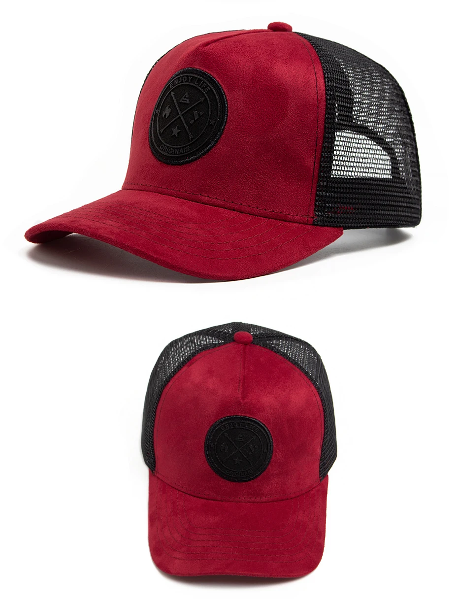 NEUE Kreisförmige leder label Trucker Hut Sommer Männer Mesh Baseball Kappe Für Visier Casual Frauen Snapback Hip Hop Caps Unisex – Detail 10