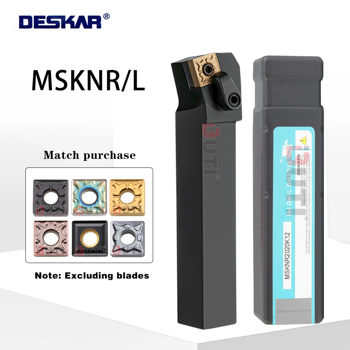 

DESKAR MSKNR1616H12 MSKNR2020 MSKNR2525 Numerical Control Lathe Tools Machining Outer Circular Tool Holders SNMG Turning Inserts
