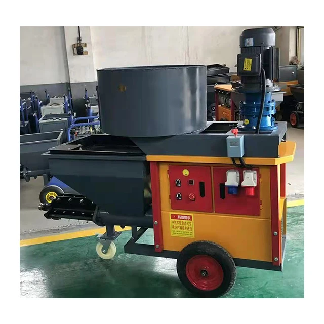 500L Hopper Capacity High Efficiency Electric Mortar Sprayer 15m Vertical 35m Horizontal Conveying for Mortar Cement Plaster