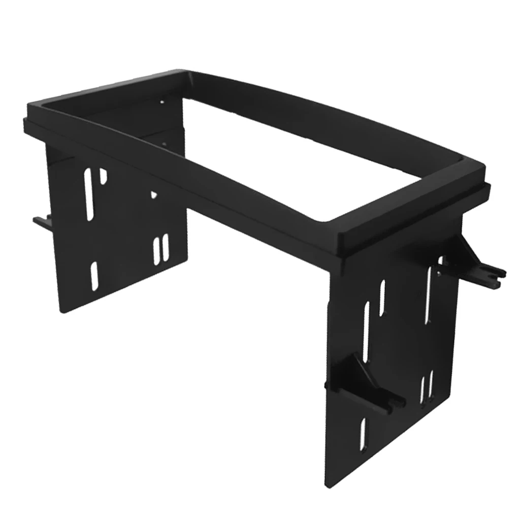 #667W Car Stereo Radio Face Fascia Plate Panel Frame for Subaru Forester Impreza Xv Wrx 2Din (Black)