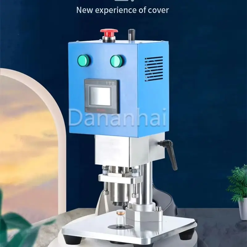 

Настольная электрическая машина для запечатывания алюминиевых крышек, многофункциональный гидравлический упаковщик для бутылок для полости рта для делового и промышленного использования