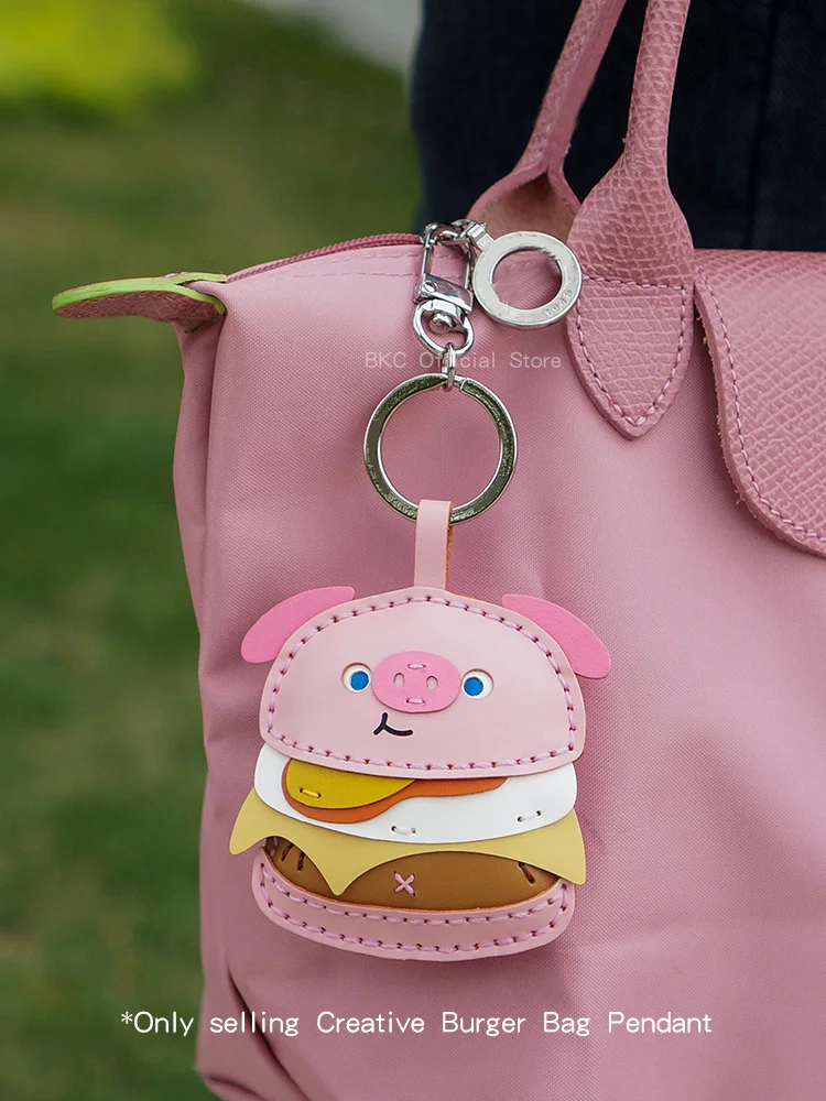 breloque-de-sac-artisanale-en-cuir-de-vachette-motif-burger-pig-panda-avec-couture-a-la-cire-pendentif-porte-cles-original-et-mignon