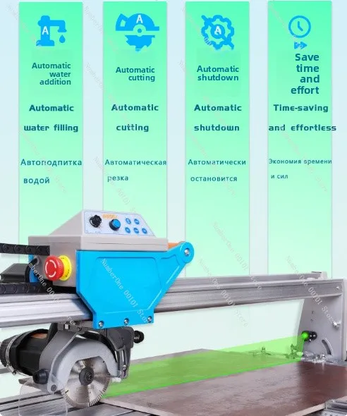 QX-ZD-1200 Cutting Machine for Ceramic Tiles Slab Granite Factory Price 45 Degree Stone Machinery Wandeli 1200