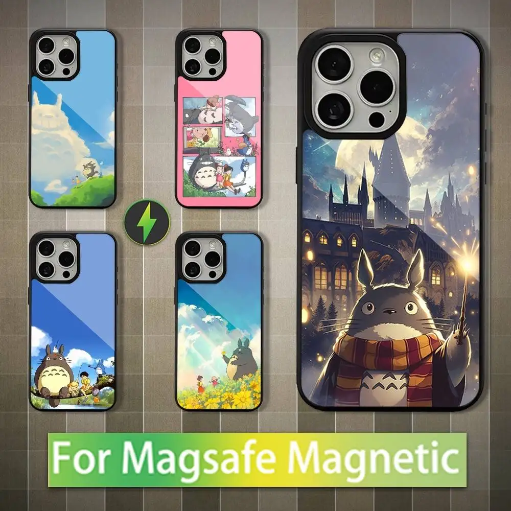 

Cute T-Totoros funny Art Phone Case For iPhone 16,17,15,14,13,12,11,Pro,Max,Plus,Mini,Magsafe,Magnetic Wireless Charging Case