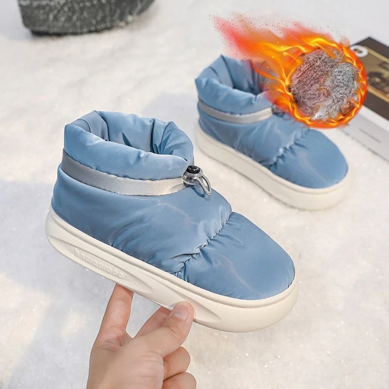 

Winter Children's Cotton Shoes, Sports, Parent-child Fashion, Leisure, Warmth, Men's and Women's Outdoor Velcro Children's Shoes