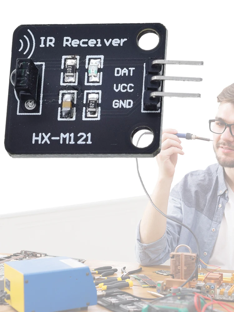 デジタル赤外線送信機および受信機モジュール,arduino用センサーキット,電子ビルディングブロック,38KHz