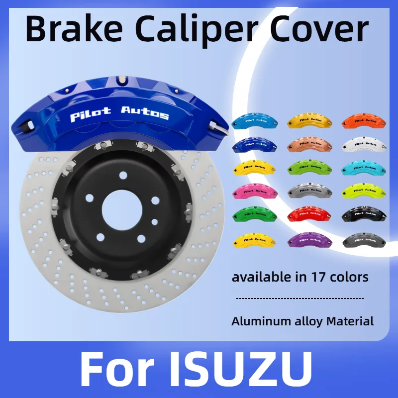 For Isuzu MU-X D-MAX Jim Taga Car Brake Caliper Cover Aluminum Alloy Front Rear Wheel Modification Exterior Kit