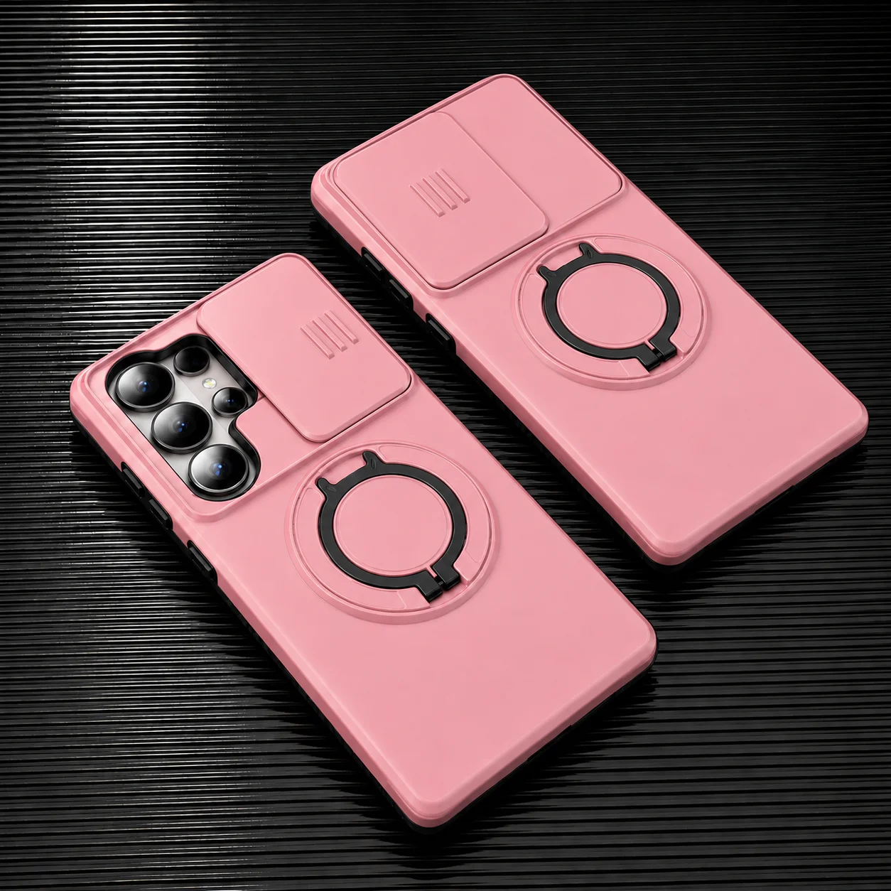 For Magsafe Ring Holder Phone Case for Samsung Galaxy A27 A26 A17 A16 A07 A57 A56 A55 A37 A36 A35 A06 Slide Camera Protect Cover