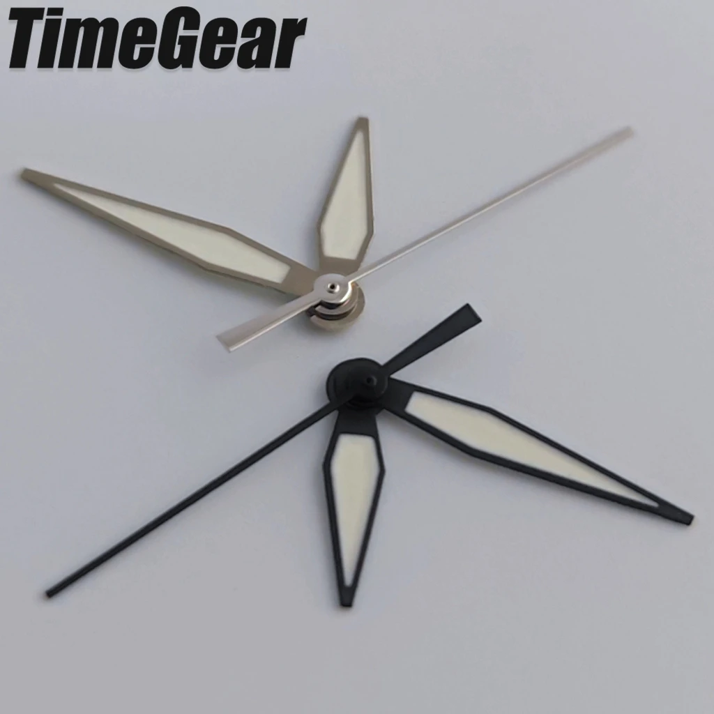 NH35 Pilot Watches Hands High-Quality C3 Green Lume For NH34 NH35 NH36 NH38 NH39 7S26 7S36 4R35 4R36 Movement Accessory