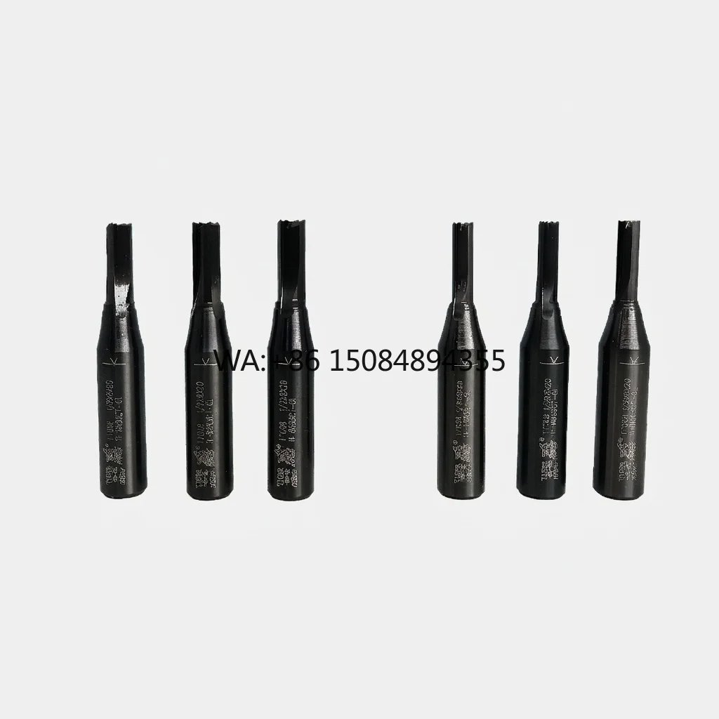 Shank Steel Milling Cutter Woodworking Machinery Spare Parts Router Bit Straight Bit KDT Brand 0.1kg