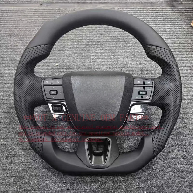 For Toyota LC Hilux 80 Series Land Cruiser Crown Steering Wheel Horn Cover Leather Upgrade Assembly Horn Shell