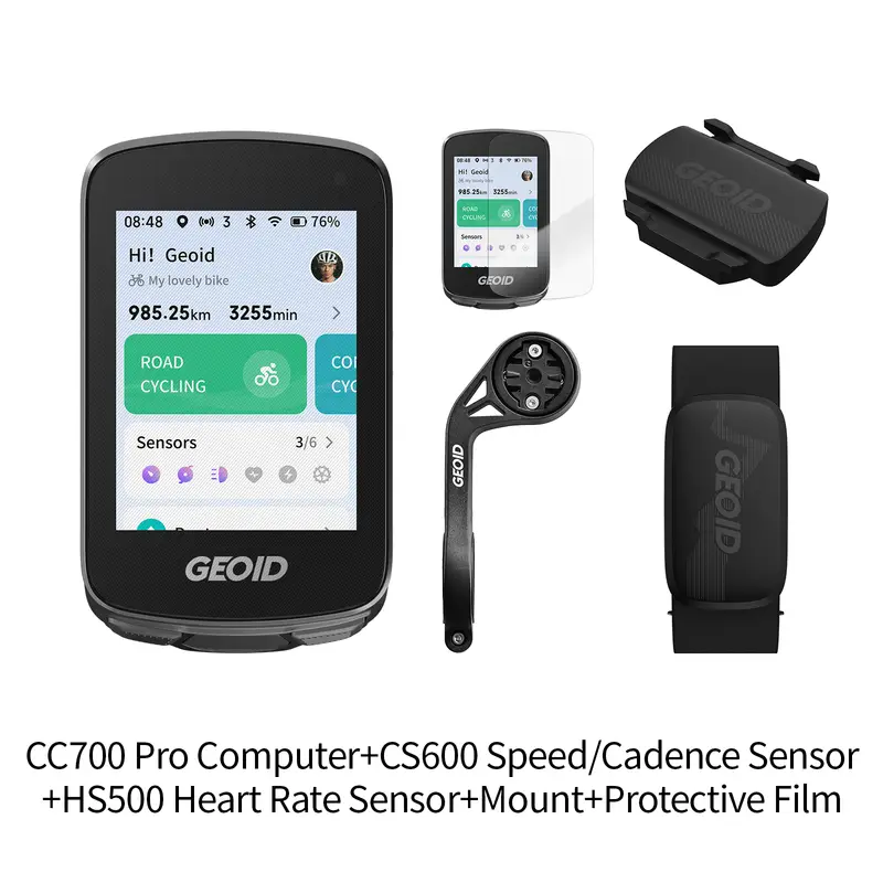 GEOID CC700 Pro Bicycle Computer 2.8-Inch Touchscreen GPS Bike Speedometer Global Map Navigation Cycling Odometer for Strava - Image 12