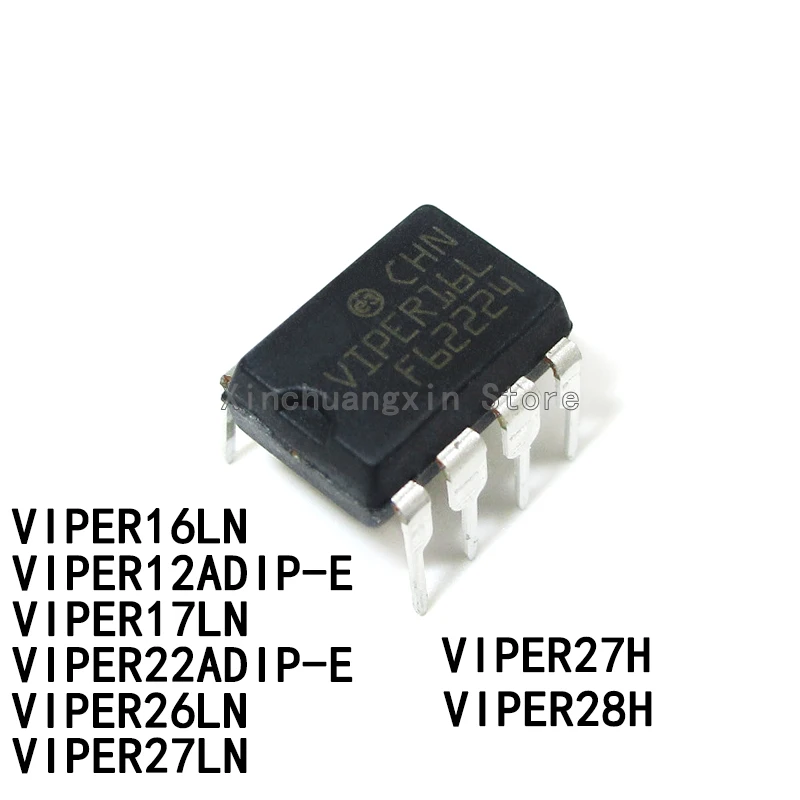 5PCS/Lot VIPER16LN VIPER26L VIPER27LN VIPER22A VIPER12ADIP VIPER17L VIPER27H VIPER28HN DIP Power Management Chip