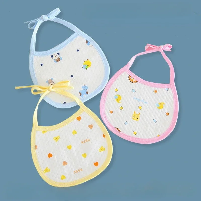 

Waterproof Three-layer Bib for Infants and Young Children All Cotton Baby Specific Drool Bib Baby Accessories Cosas Para Bebe