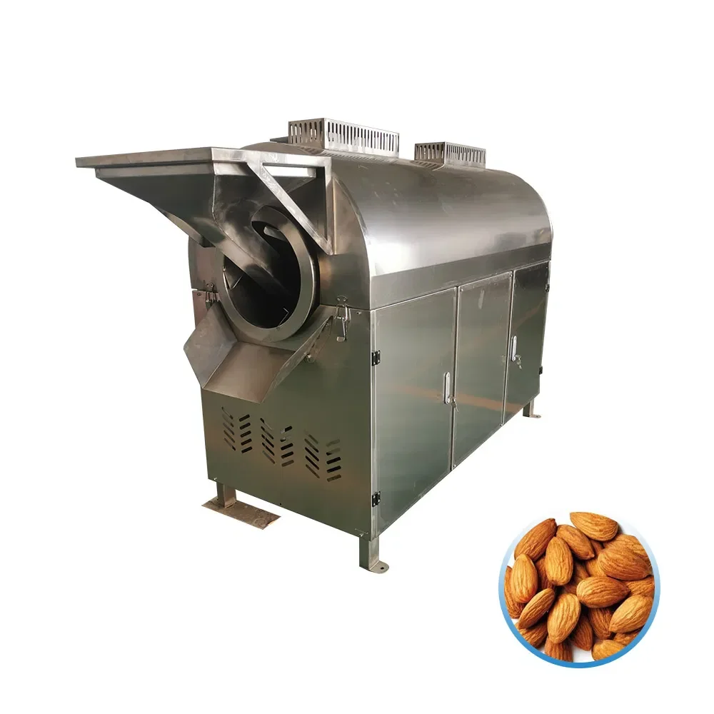 Tostador de Granos/Granos de Cacao/Almendras de Alta Calidad, Máquina Comercial para Tostar Nueces/Cacahuetes en Venta