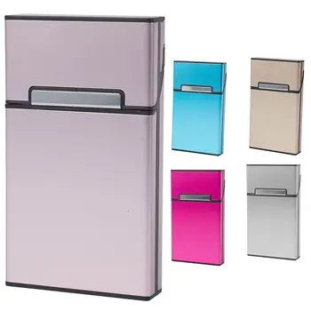 새로운 초박형 패션 파이프 창조적인 개성 담배 케이스 슬림 금속 담배 상자 선물 상자, 여성 담배 홀더 