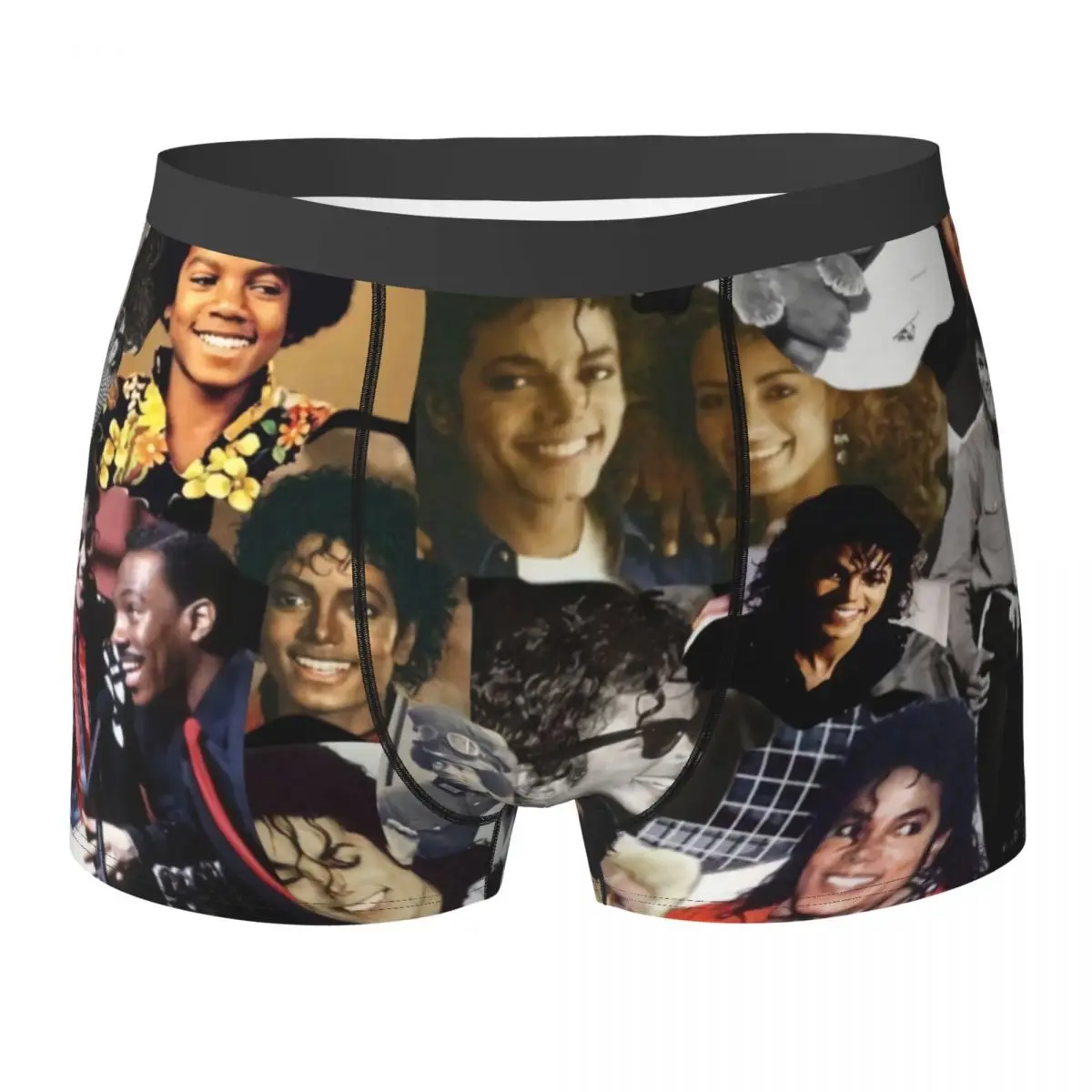 

MJ M-Michaels танцор фото нижнее белье J-Jacksons мужские трусы с принтом удобный багажник модные трусы-боксеры большой размер 2XL