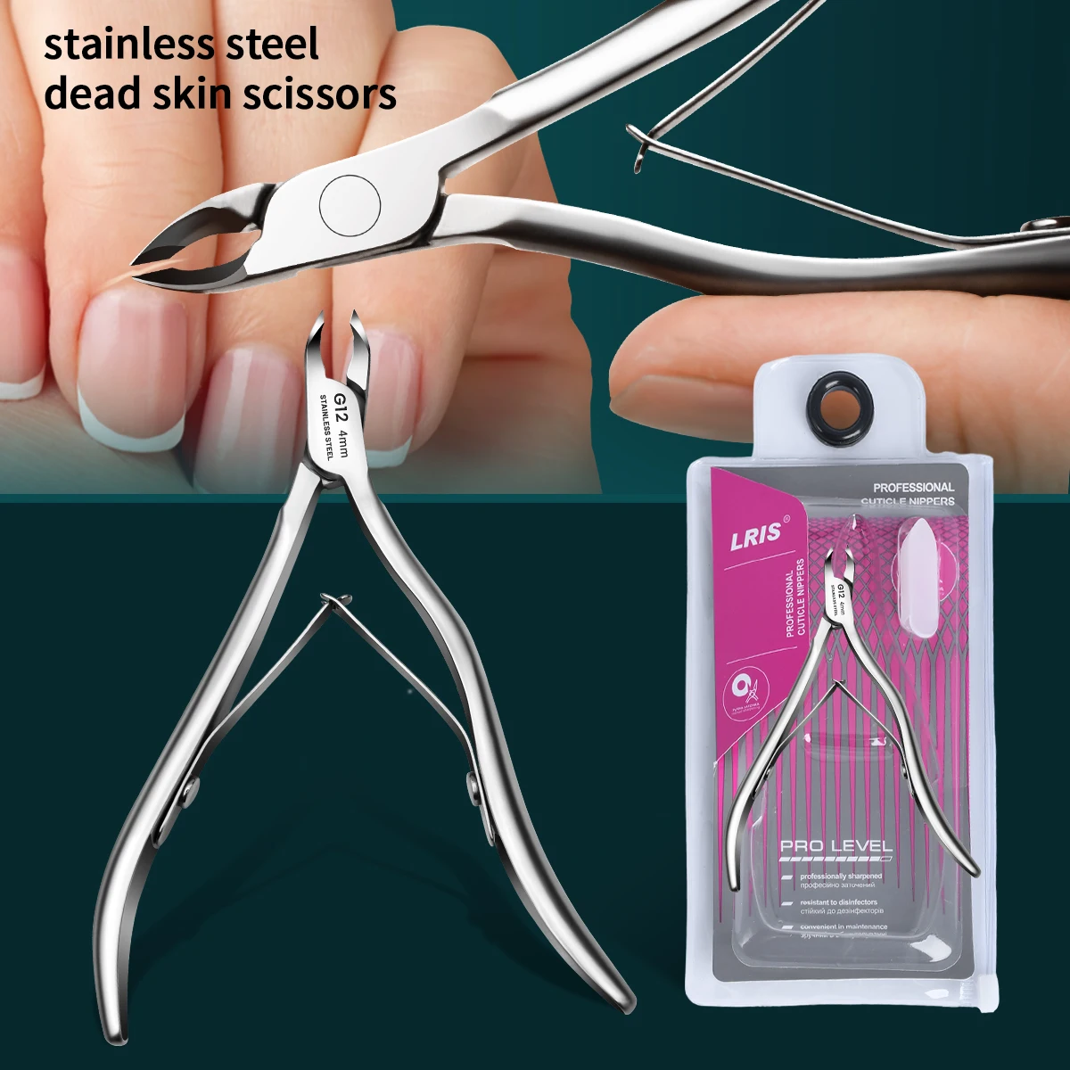 Russian Shaped Stainless Steel Cutoff Pliers To Remove Dead Skin Barbs