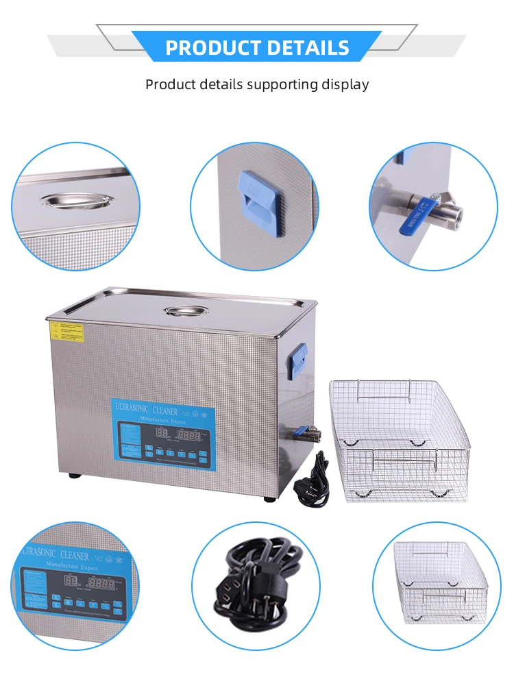 Professionelle 6L 40kHz Digital Timer Heizung 110V Ausgezeichnete Industrie Teile Instrumente Reiniger Kommerziellen Ultraschall Reiniger