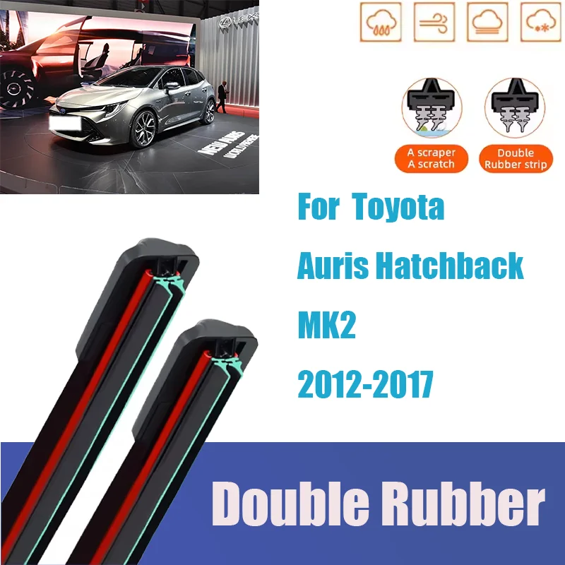 

For Toyota Prius V Front Windshield Wiper General Motors Multifunctional Double Rubber Strip Wiper Wholesale 2021 2018 2015 2009