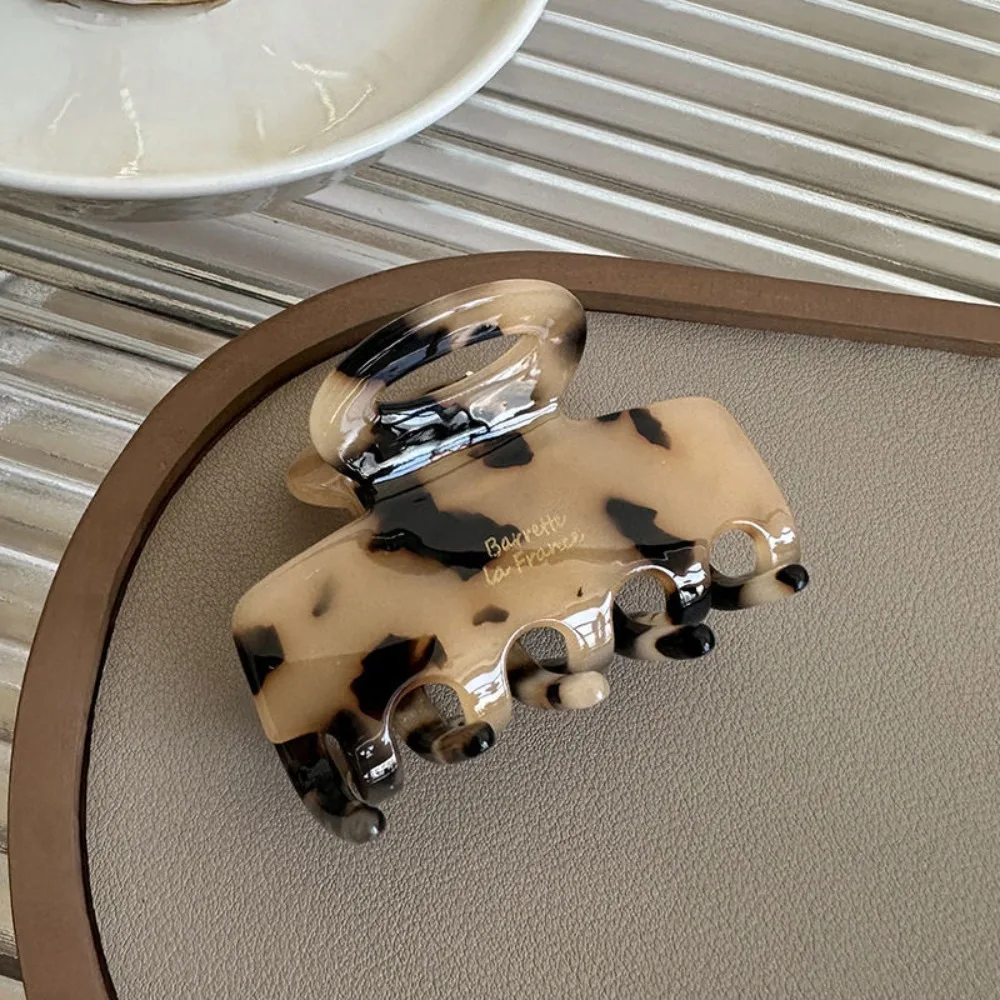 5.5cm 길이의 아세테이트 헤어 클립, 여자와 여성용 빨간 머리핀, 새로운 한국 패션 스타일 헤어 클로 선물