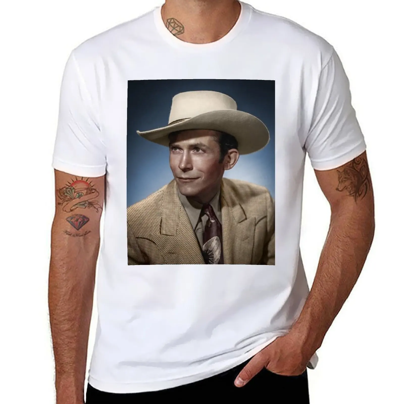 

Country Legend Hank Williams T-Shirt t shirts designer t shirts for man pack cotton man t shirt cotton high quality T-Shirt