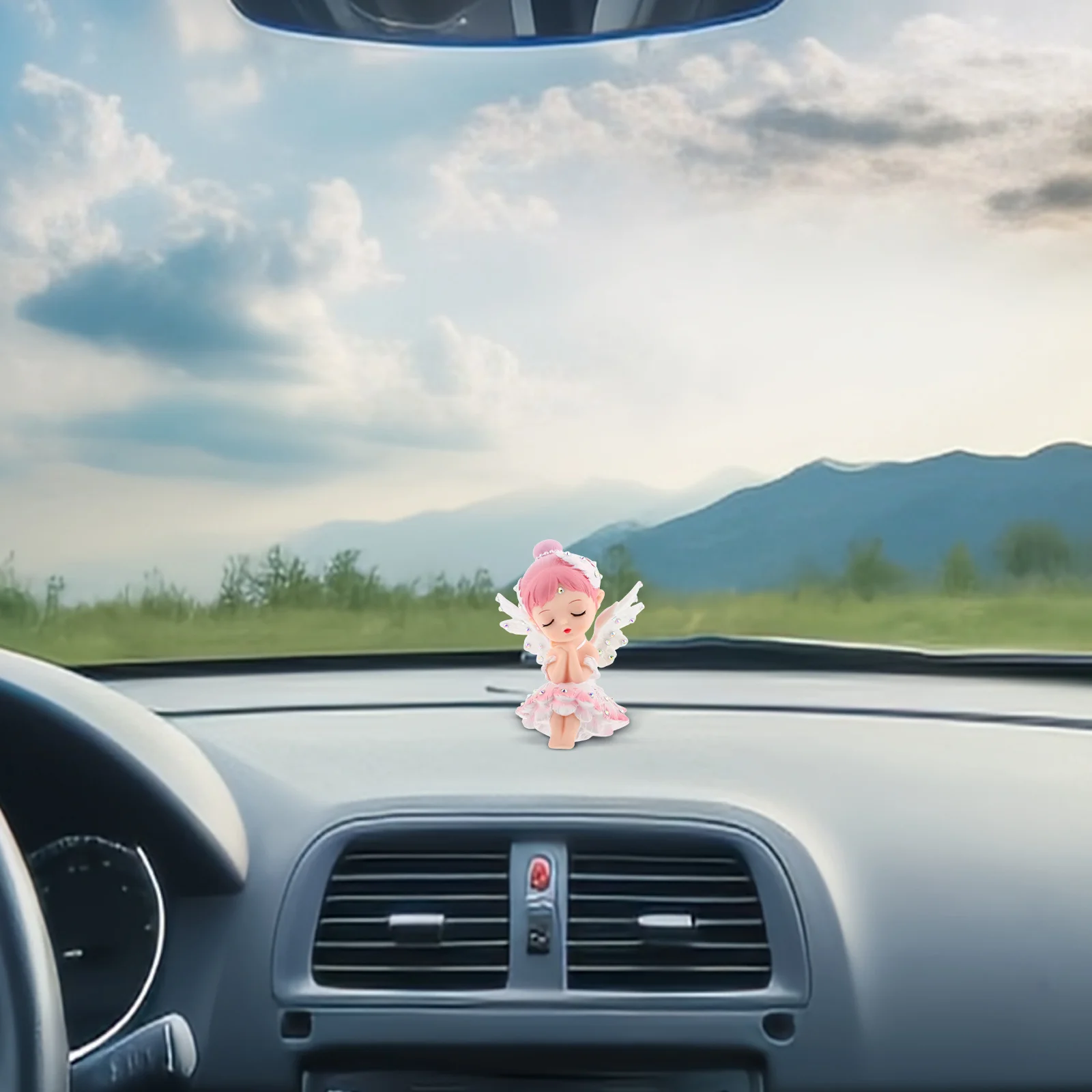 

Ballerina Car Ornament Cute Mini Ballet Statue Dashboard Decoration Artistic Car Interior Decor Ballet Statue