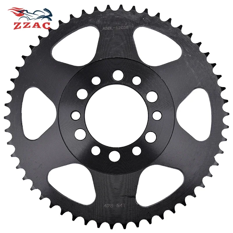 428 45T 54T Motorcycle Rear Sprocket Staring Wheel For YAMAHA DT 125 DT125 DT175 74-76 AG200 TW200 1989 91-17 TW225 02-07 XT200