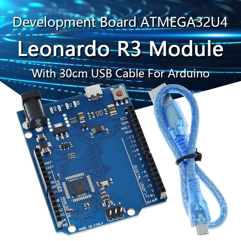 Leonardo R3 Development Board With 30cm USB Cable ATMEGA32U4 For Arduino