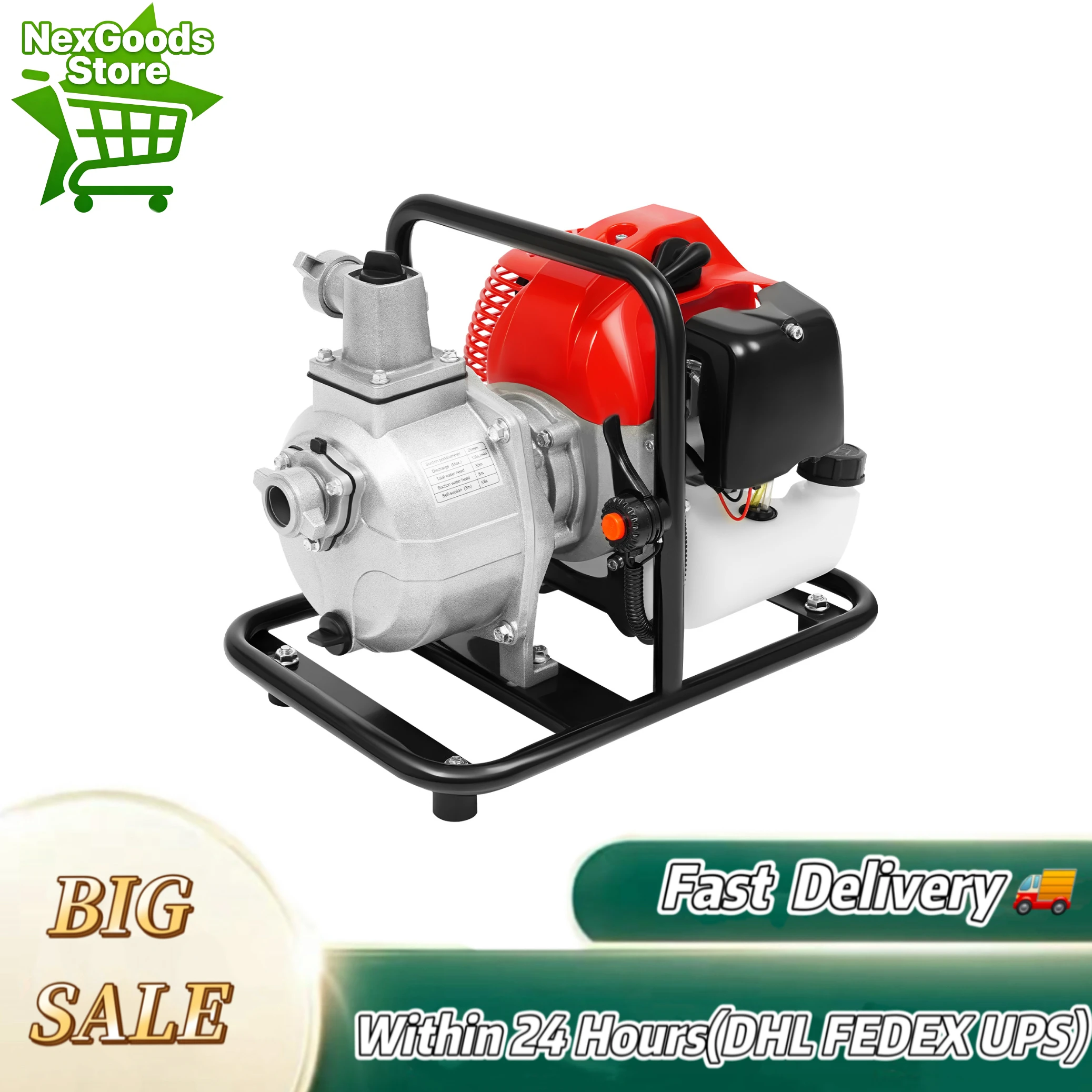 

Бензиновый погружной насос для полива и орошения, высоконапорный мини-насос, двухтактный одноцилиндровый многофункциональный насос