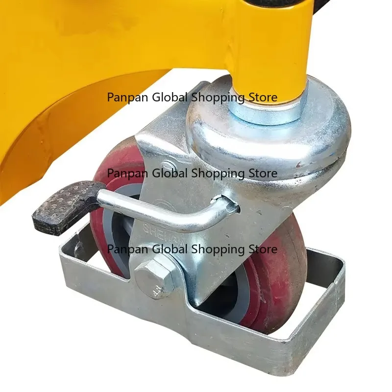 1.3 m Lift Height Hydraulic Manual Hand Stacker 400KG Capacity Pallet Forklift