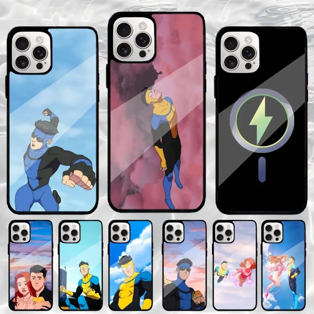 

Hot I-Invincible-ES Anime Phone Case For iPhone17,16,15,14,13,12,11 Plus,Pro Max Magnetic Magsafe Wireless Charging