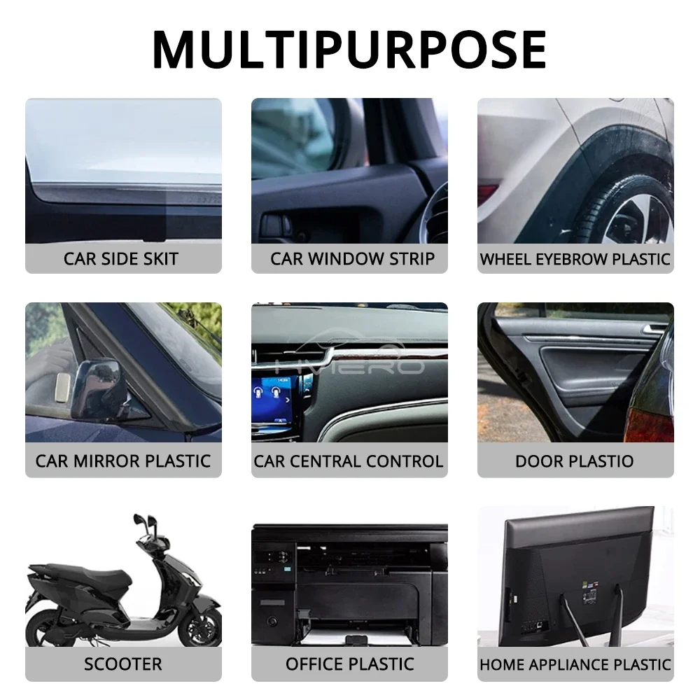 20ml/50ml/100ml Car Leather Refurbish plastic wash Tire Hydrophobic Coating Cleaning Agent Polishes Care Tools Auto Accessories view 4