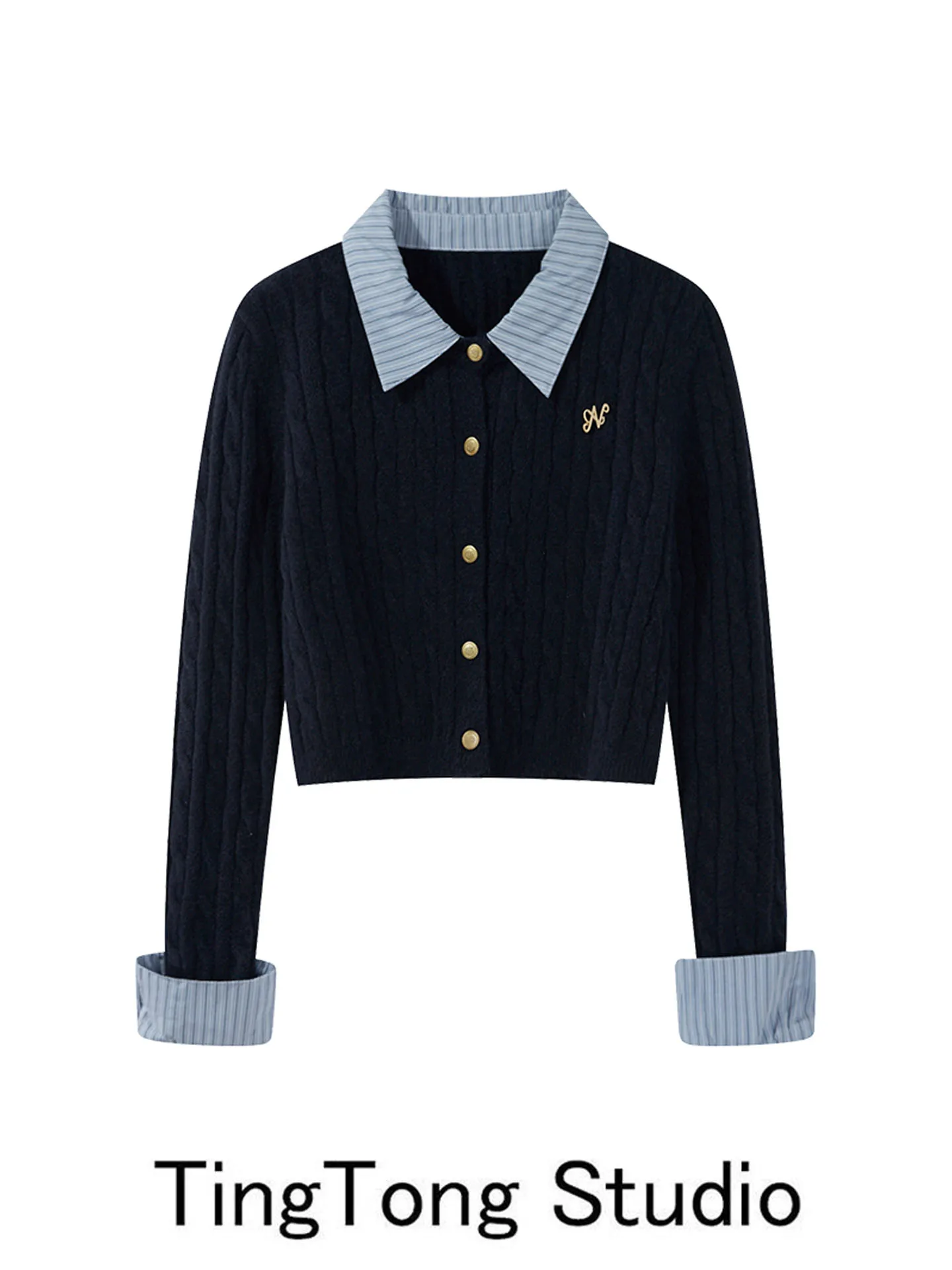 

Женский кардиган-свитер в стиле ретро в американском стиле Ne, осень-зима, дизайн для колледжа, стандартный крой