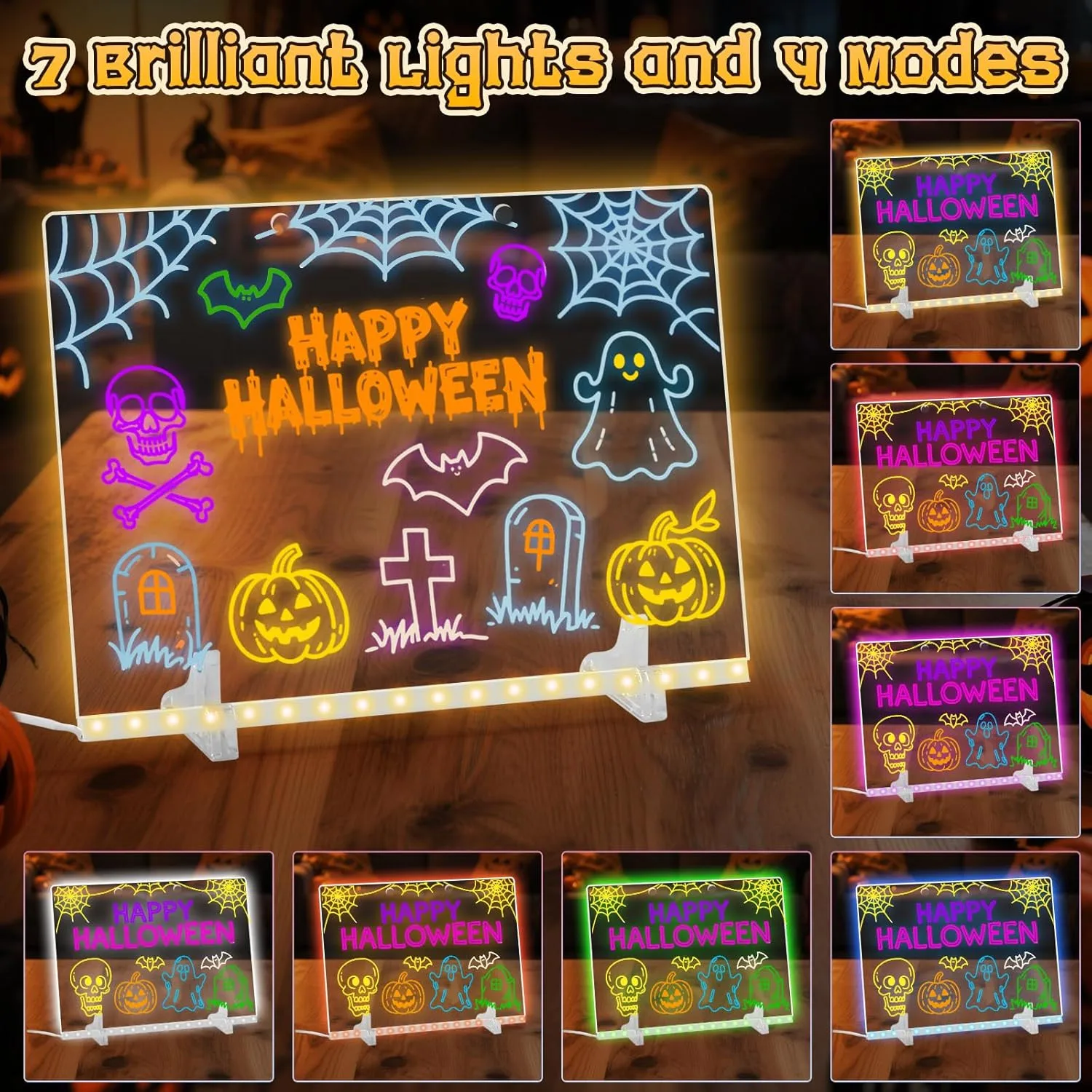 LED Note Board with Colors, 13.7