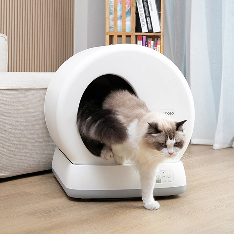 Intelligent cat litter basin toilet electric fully automatic excrement cleaning, deodorization, and sterilization semi enclosed