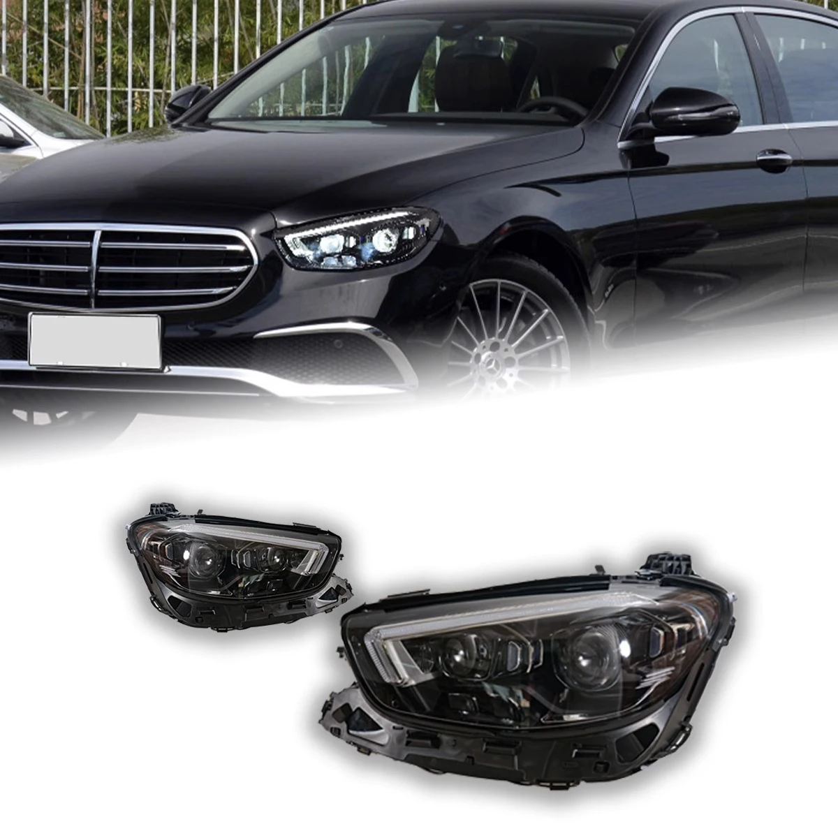 

Headlight For Benz W213 E200 E260 E300 LED Headlights 2016-2022 Head Lamp Car Styling DRL Signal Projector Lens Auto Accessories