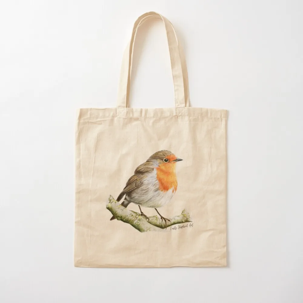 Red Robin Tote Bag Shopping bags Candy bags personalized tote Women's Canvas