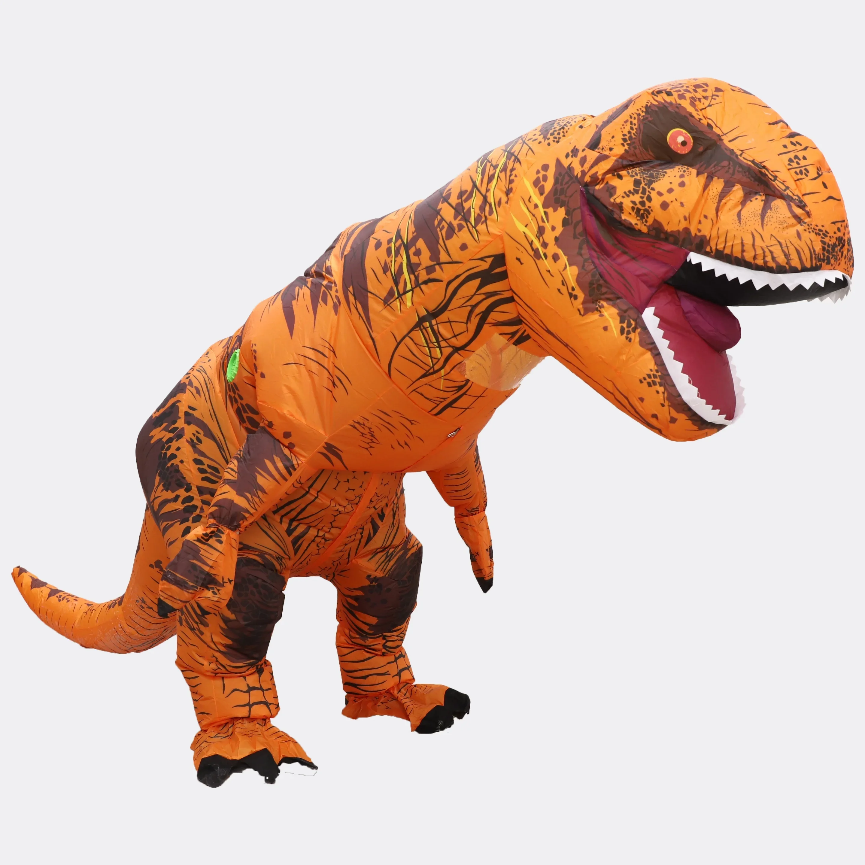 Costume gonflable t-rex pour adultes, mascotte de dinosaure debout pour Halloween et noël, vêtements de jeu de rôle amusants pour fête d'animaux
