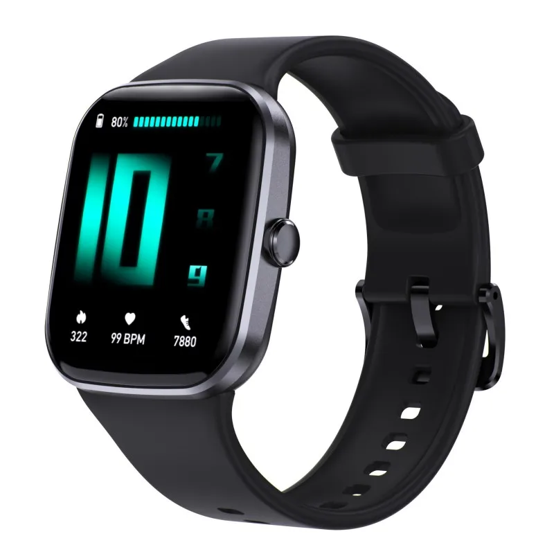 

Q32 Smart Watch 1.96-inch HD Screen Fully Dynamic UI BT Calls Heart Rate Blood Pressure Monitor Stopwatch Music Control Selfie