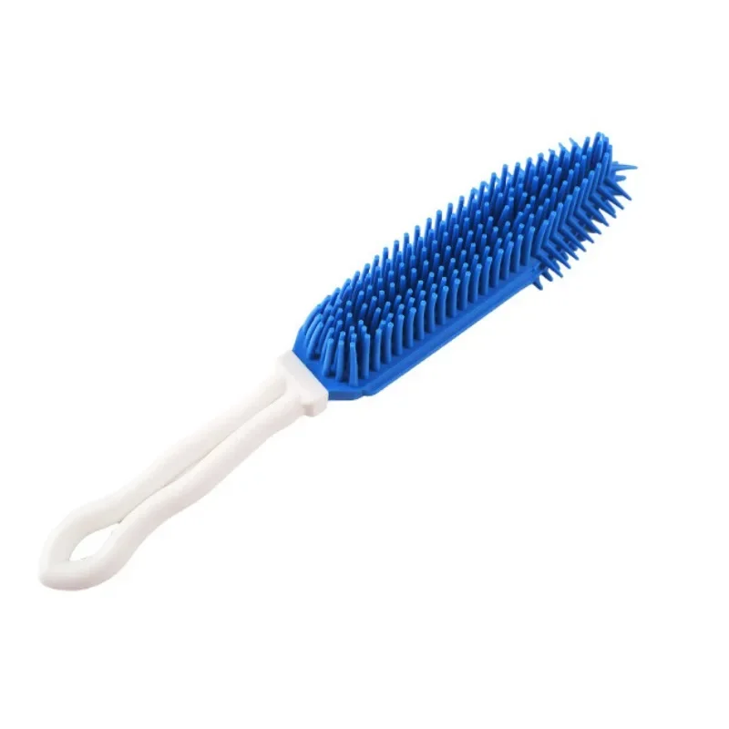 Cepillo de baño para mascotas de silicona suave para masaje_voghion.com